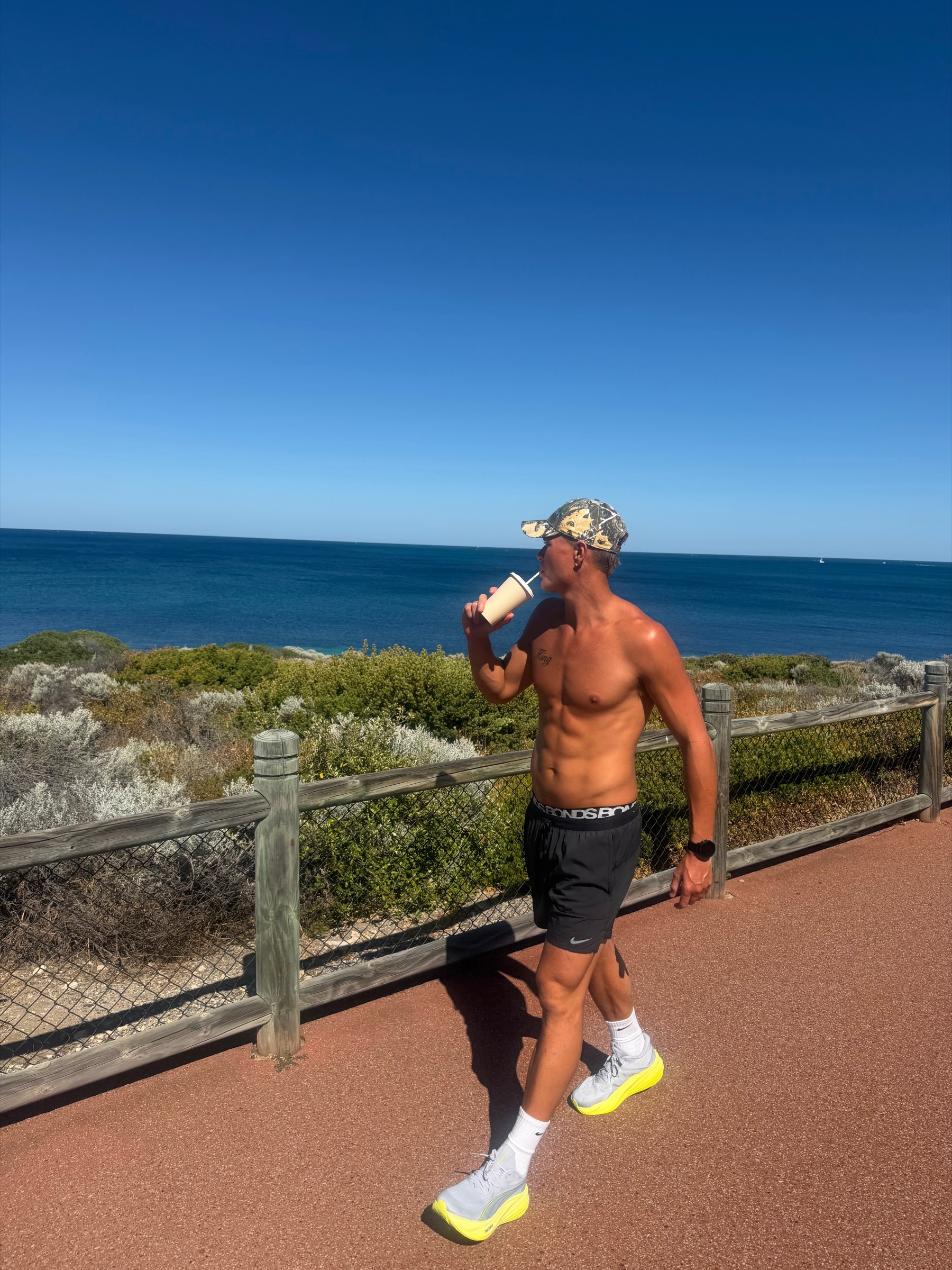 Michael King coaching with focus